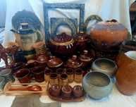 Кувшин,кастрюля, чашки,макітра, глиняні вироби