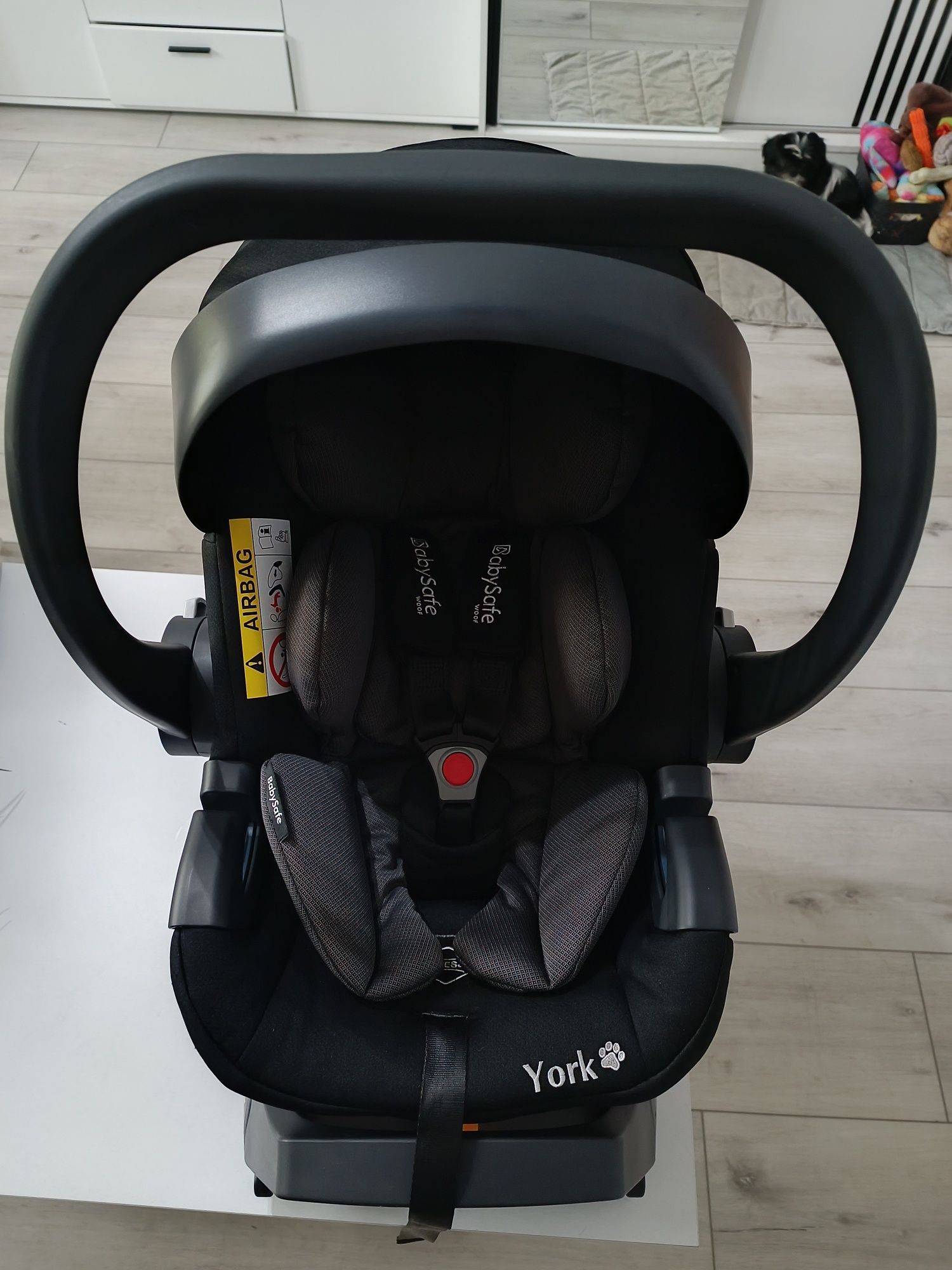 Fotelik samochodowy z bazą ISOFIX babysafe york 0-13kg