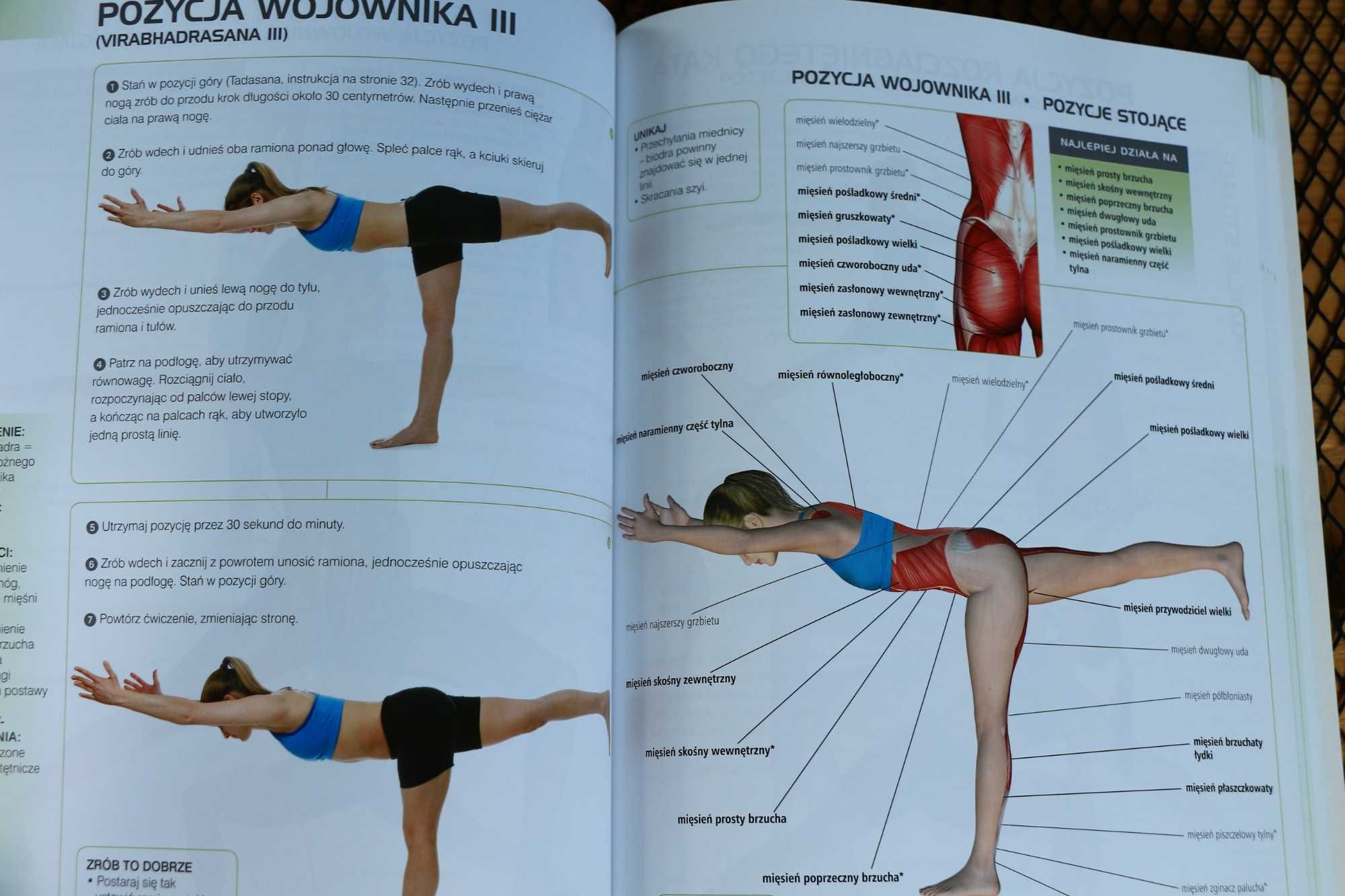 Anatomia Jogi Atlas ćwiczeń dr Abigail Ellsworth stan idealny