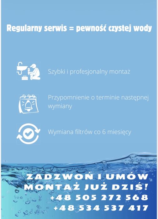 Montaż filtrów wody pod zlew - czysta i smaczna woda prosto z kranu !