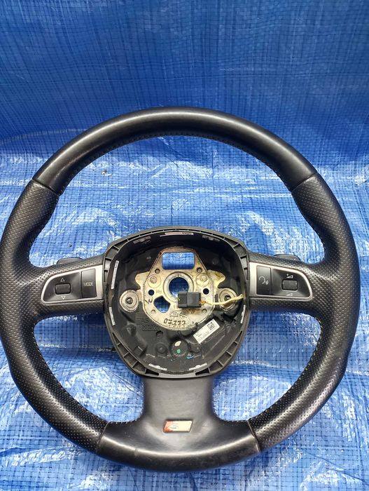 Kierownica S-line Mulitfunkcja Łopatki Skóra 8k0.419.091BC