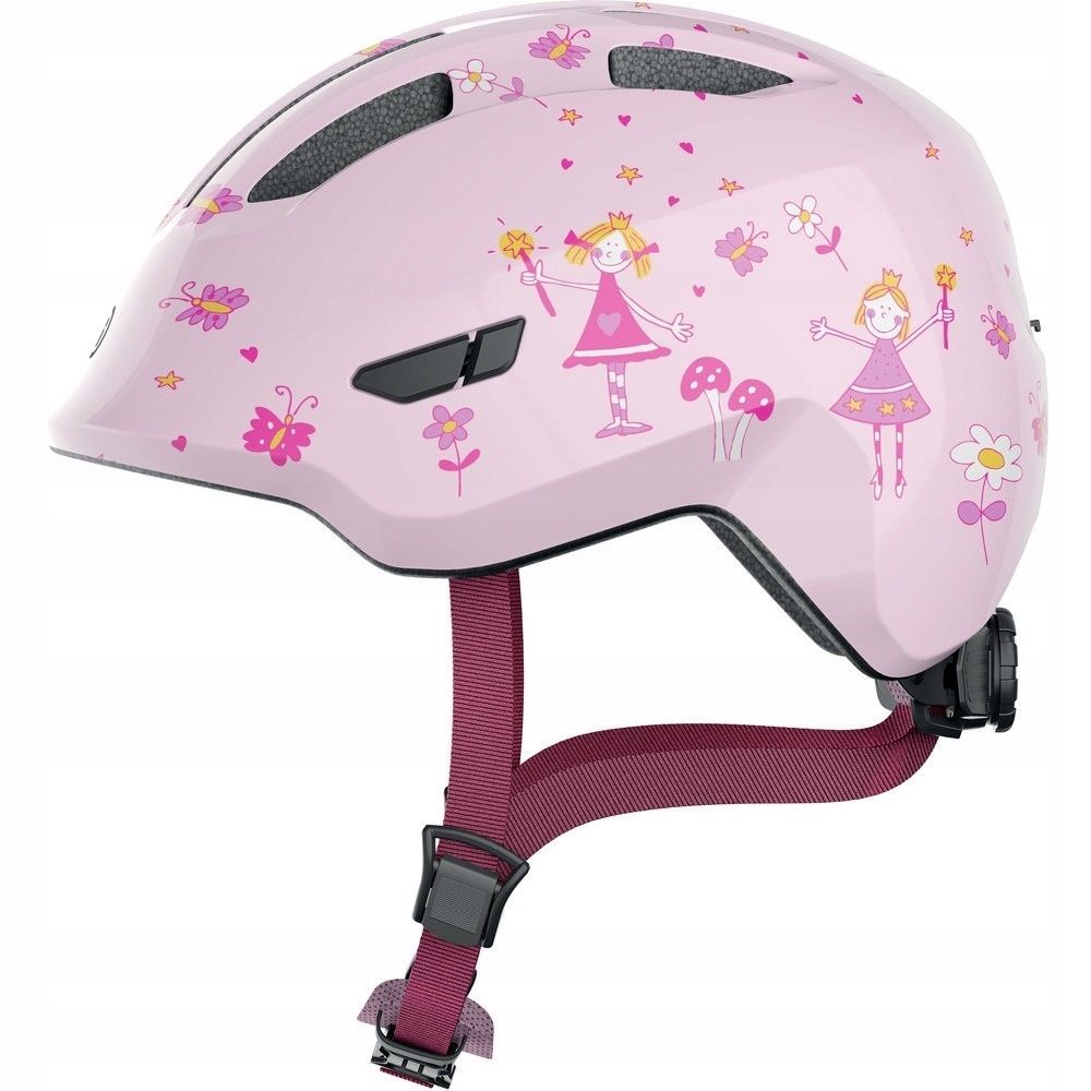 Kask Rowerowy Dziecięcy Abus Smiley 3.0 S 45-50Cm Rose Princess
