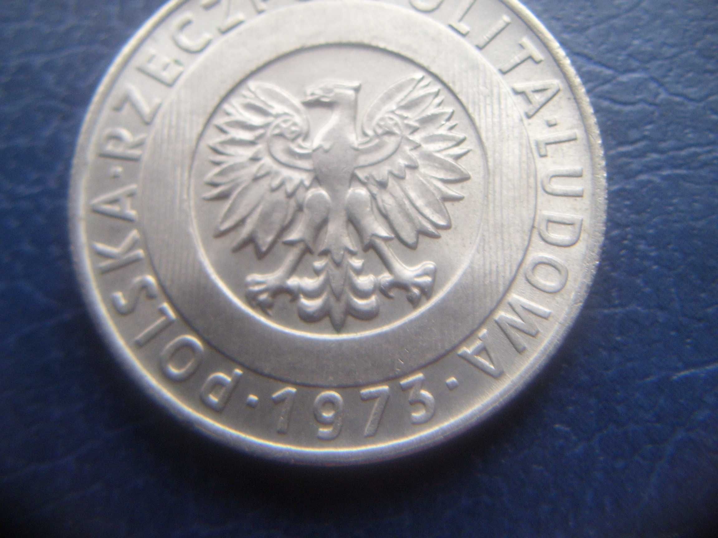 Stare monety 20 złotych 1973 Kłosy PRL stan menniczy