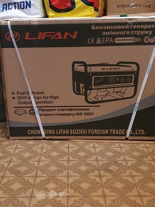 Генератор LIFAN газ/бензин. Медь