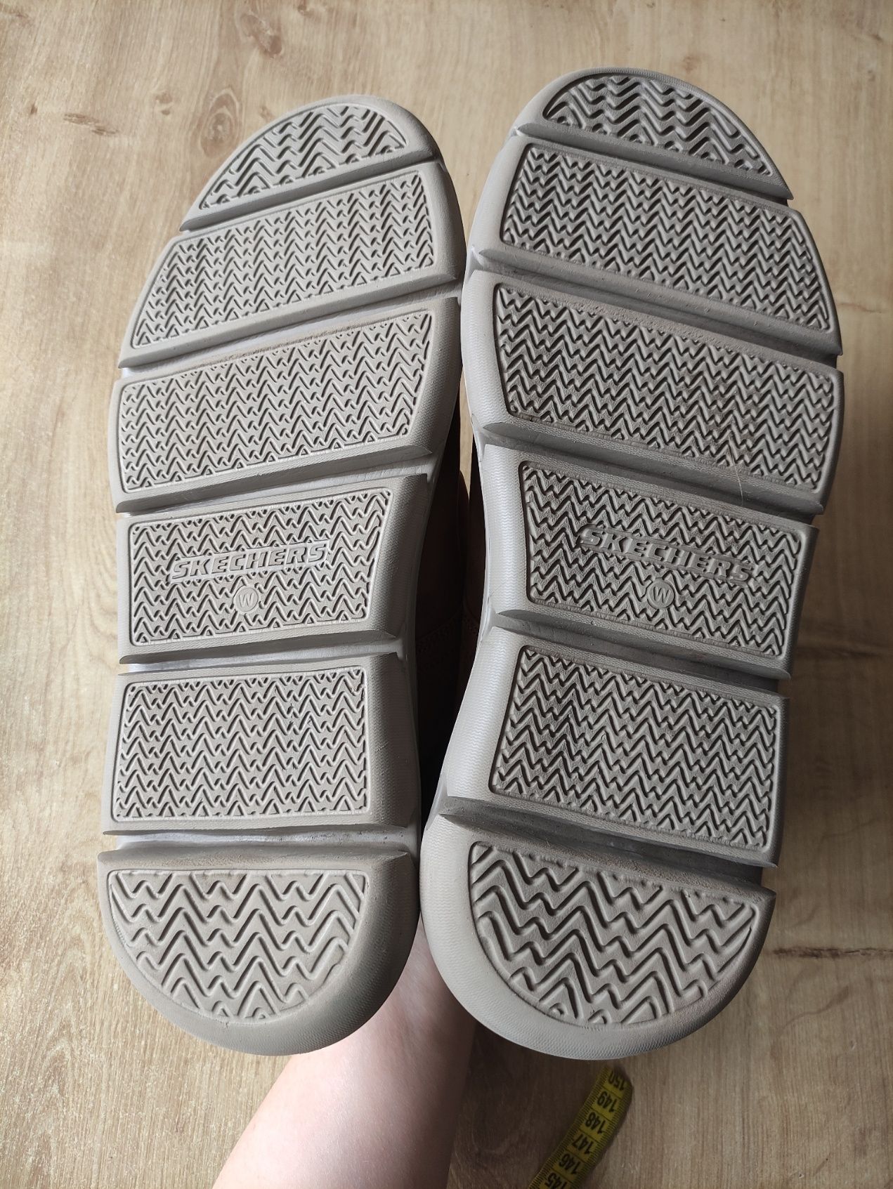 крутые мужские кожаные кроссовки Skechers, модель 2024 года,р.46.