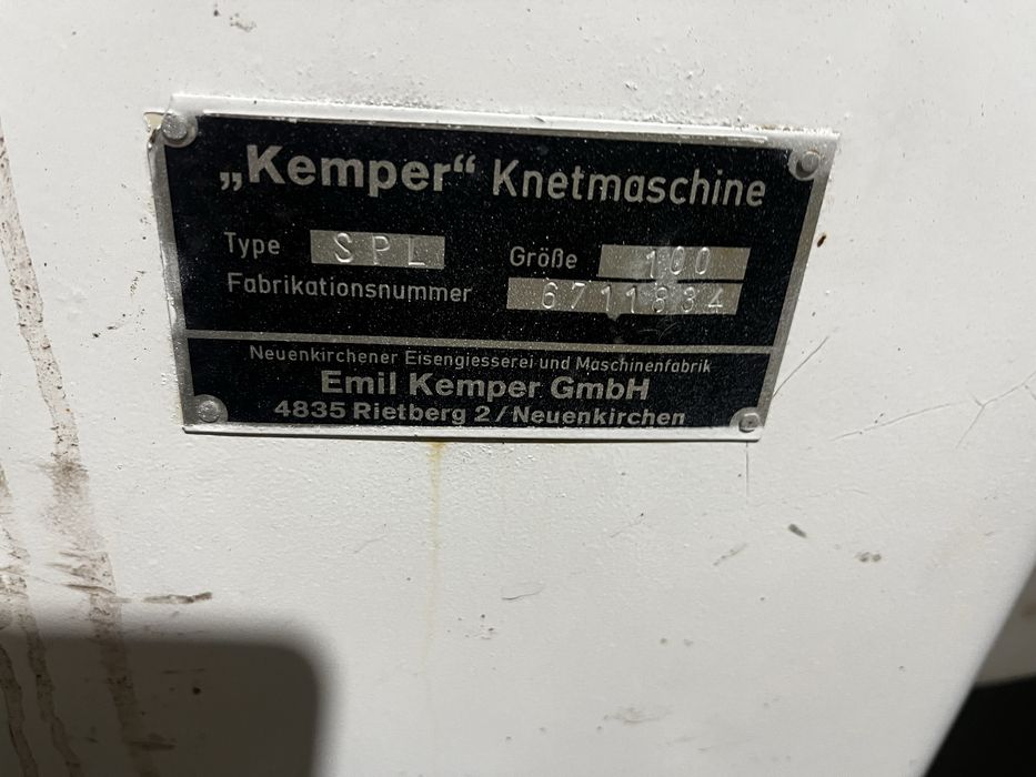 maszyna do ciasta Kemper spl100. Diosna boku mieszarka spiralna.
