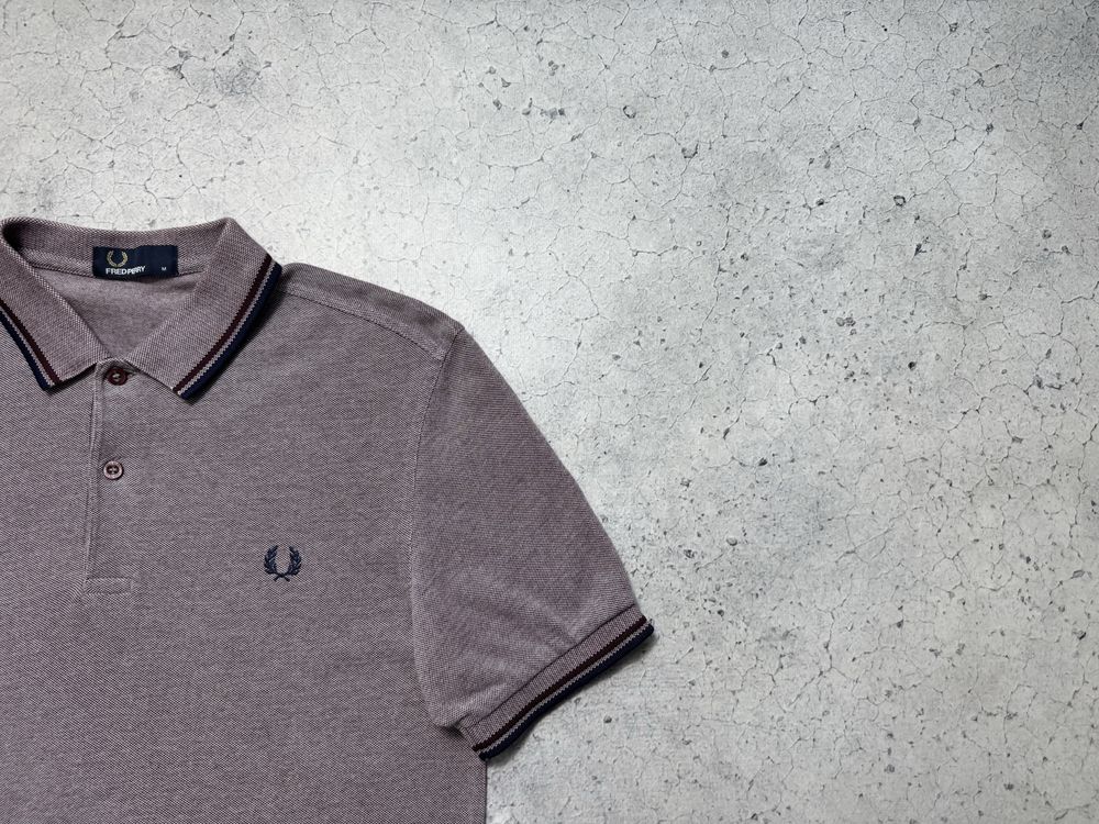Мужская Футболка Поло Fred Perry Оригинал Идеал Размер S-M Casual