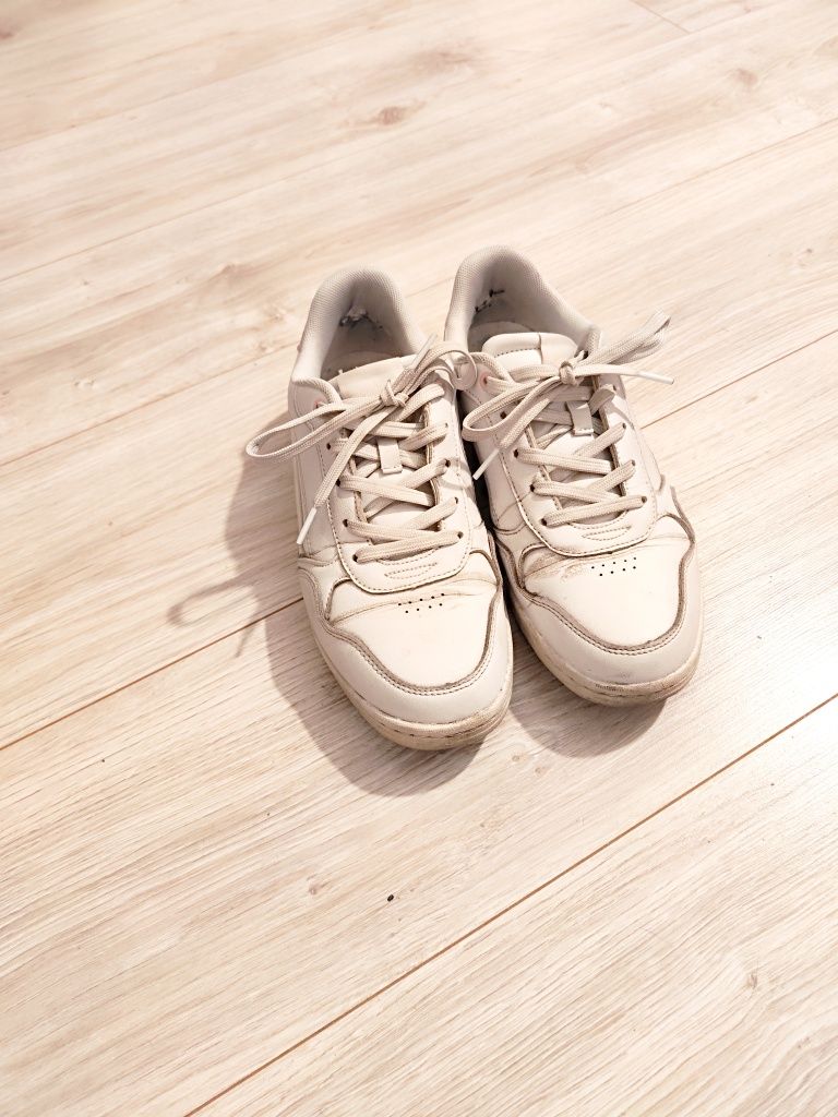Białe buty sprandi sportowe casualowe sneakersy adidasy