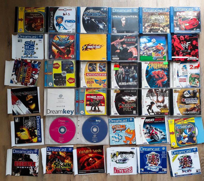игры на дисках dreamcast продажа одним лотом