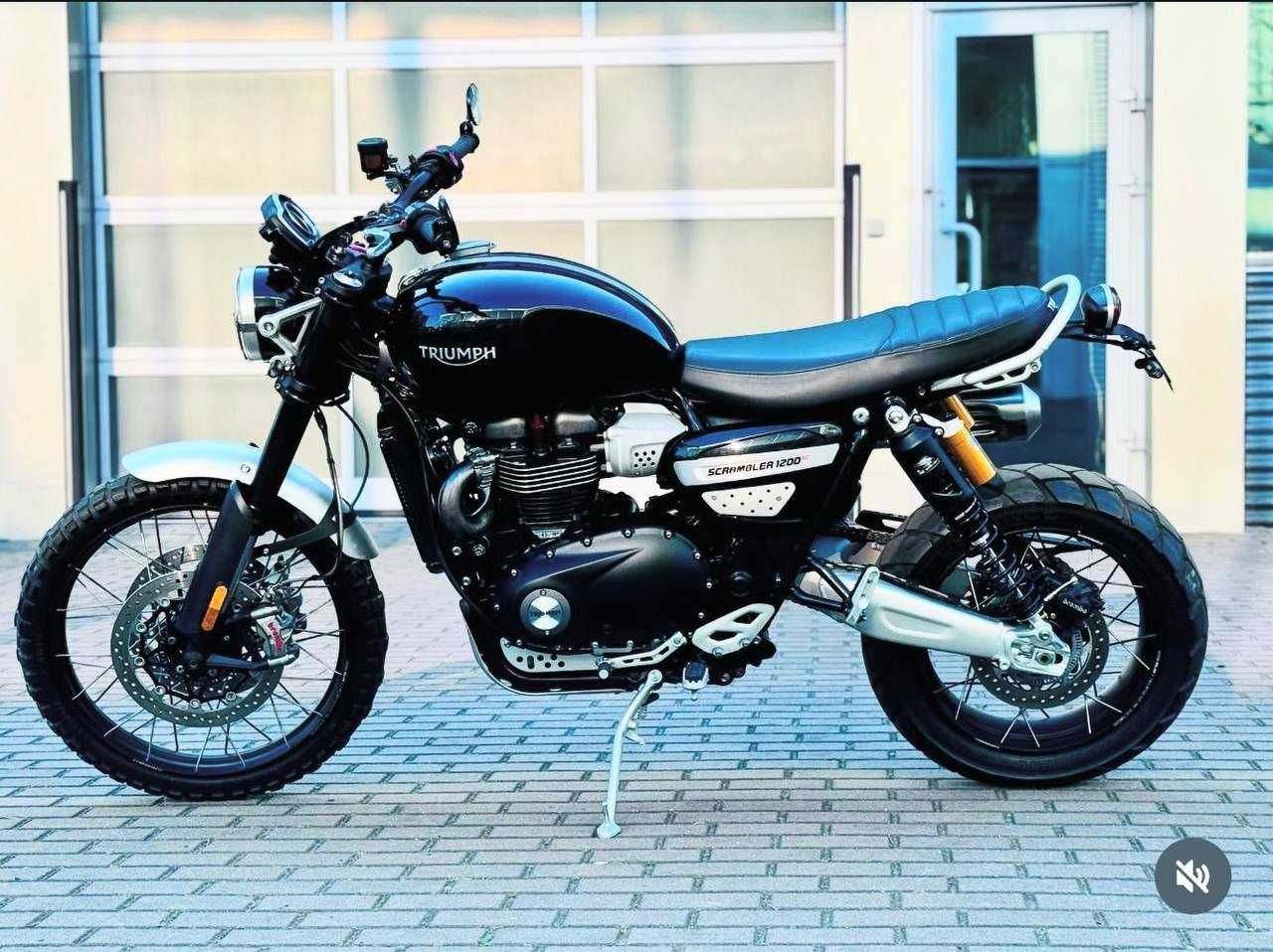 Мотоцикл Triumph Scrambler 1200сс 2019 рік 1836 км