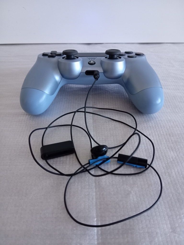 Comando original Sony dualshock 4 V2 titanium blue, PS4 PlayStation 4