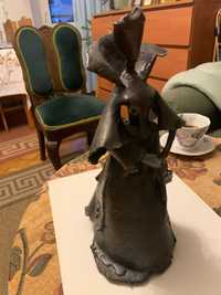 Rzeźba brąz technika wosku traconego 29 cm sygnowana