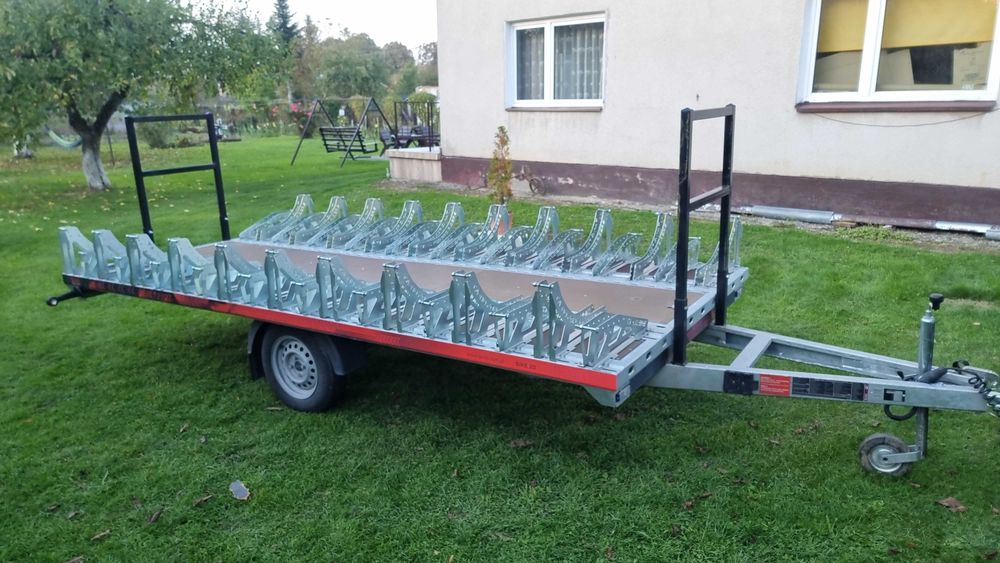Przyczepa do transportu rowerów ta-no bike 20 po modyfikacjach