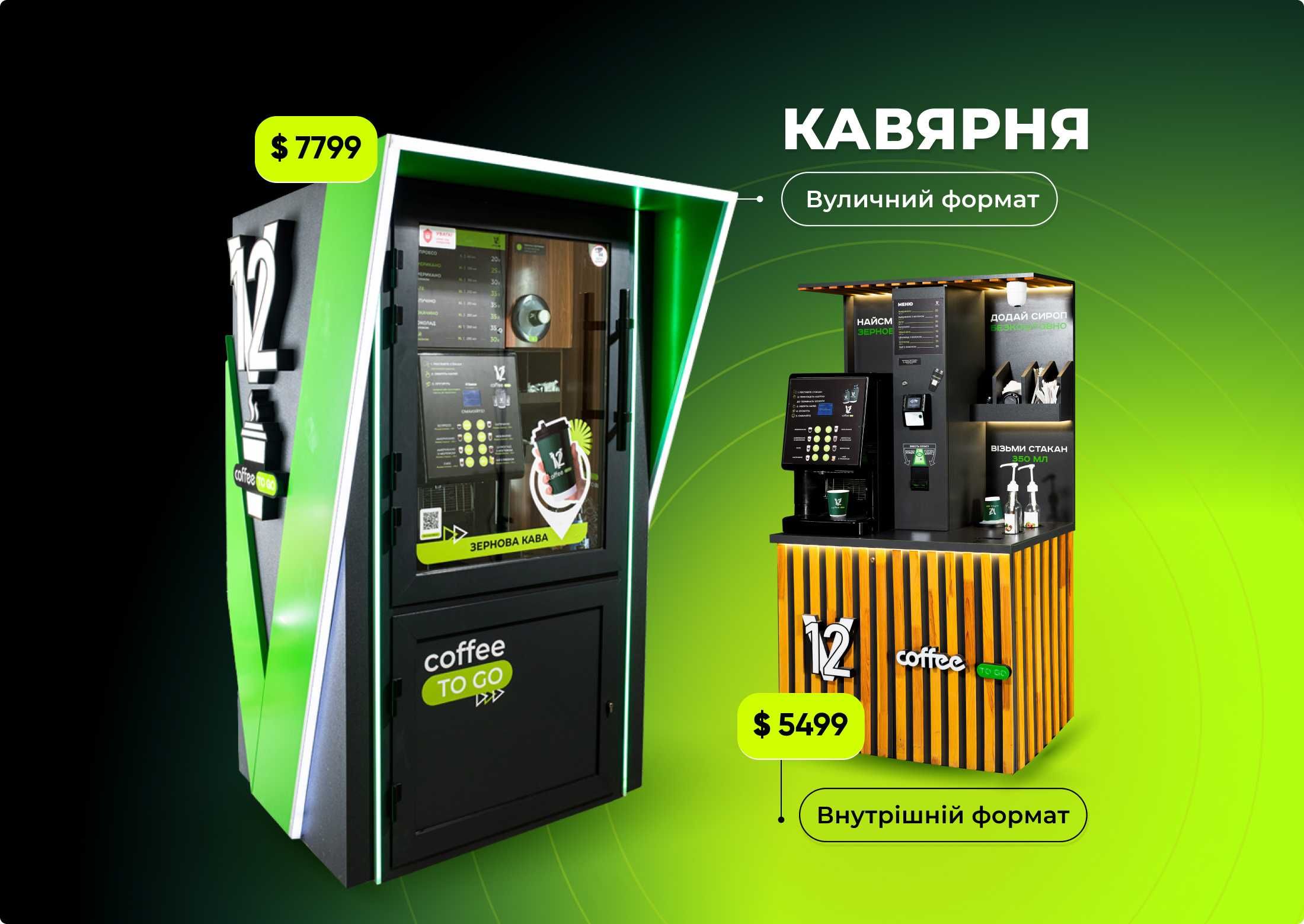 •Крута Франшиза• Кав'ярня Самообслуговування| Кофейня