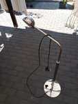 Lampa stojąca srebrna