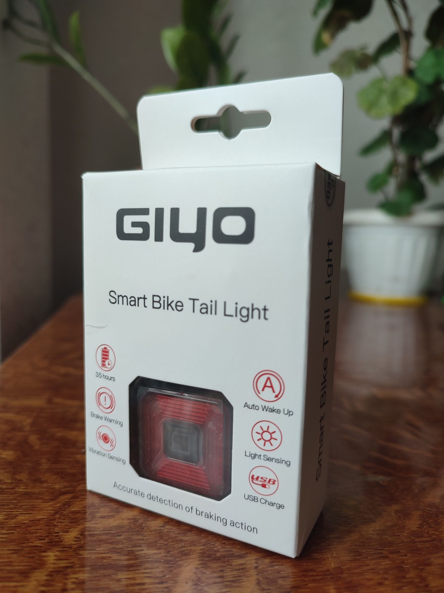 Задня велосипедна мигалка GIYO smart bike tail light
