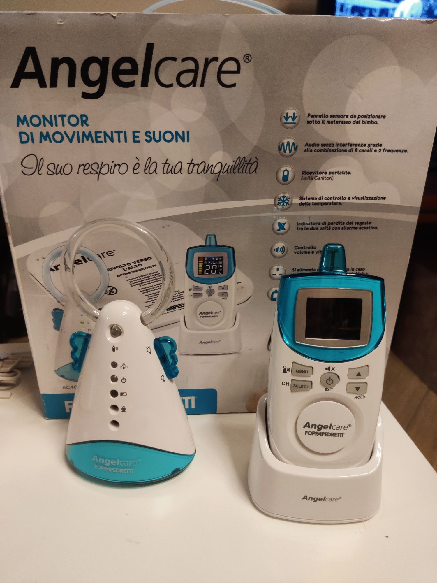 Monitor oddechu niania elektroniczna Angelcare AC401