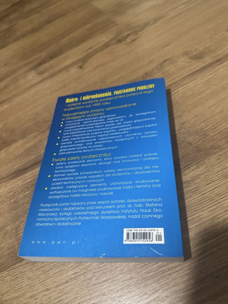 Makro i mikroekonomia podstawowe problemy stefan marciniak wydawnictwo