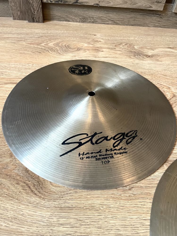 ! Zestaw Talerzy Perkusyjnych Hi-hat Stagg + Ride Trova 20 perkusja