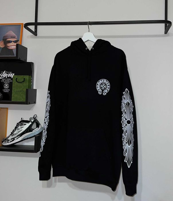 Худі Chrome Hearts чорного кольору