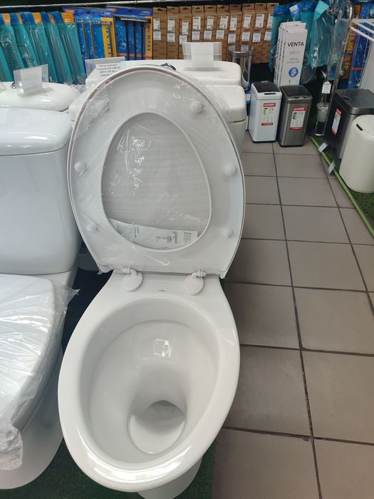 Унітаз-компакт Cersanit Mito Сreta  нижній підвід, горизонтальний випу