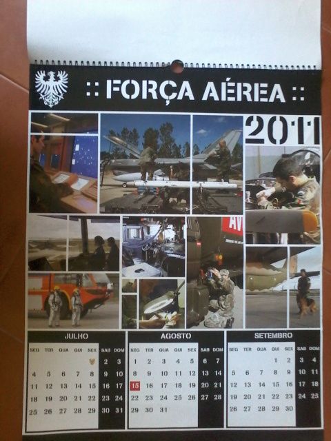 Calendário Força Aerea 2011