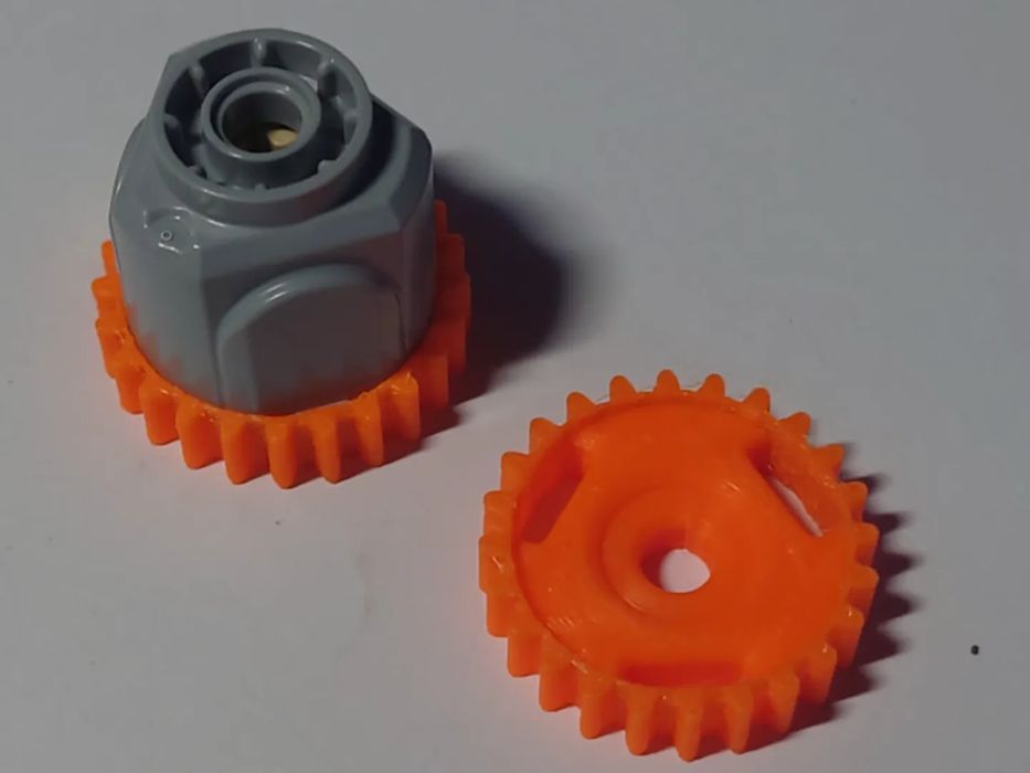 Engrenagem de Diferencial com 24 Dentes (Compatível com Blocos)