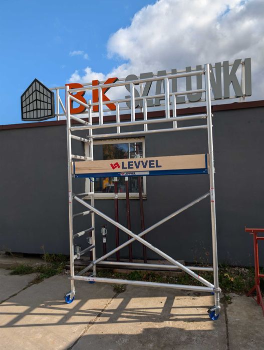 Rusztowanie aluminiowe 380  przejezdne | Kompaktowe, składane, mobilne