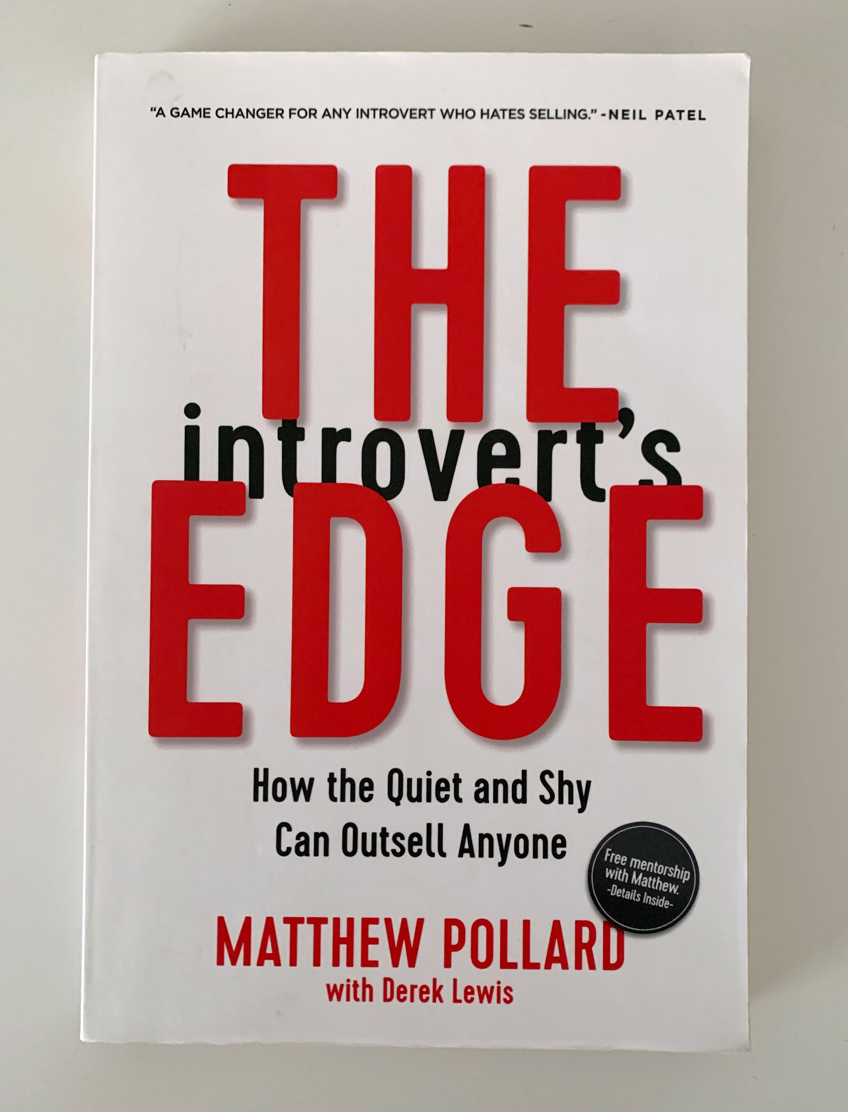 Livro "The Introvert's Edge"