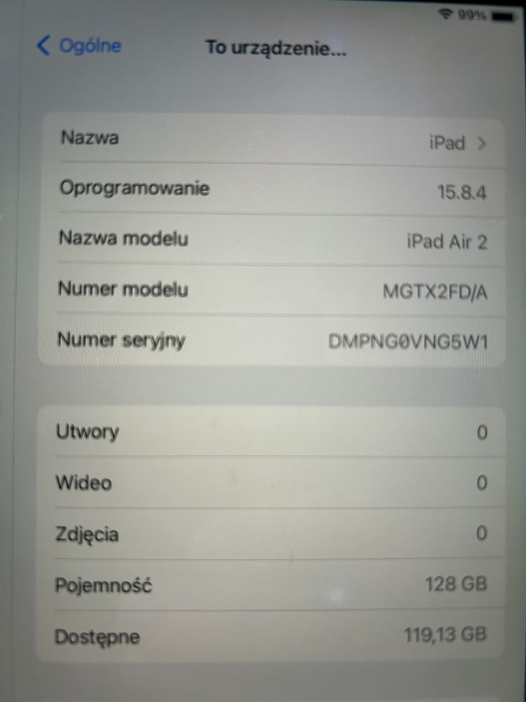 Ipad Air 2 tablet z etui