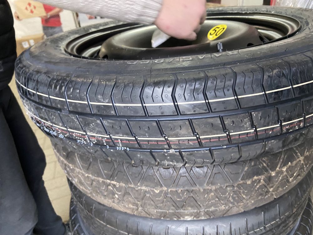 Докатка BMW БМВ 135/80,145/80,145/85 R18 5X120 F10,F11 новая,домкрат