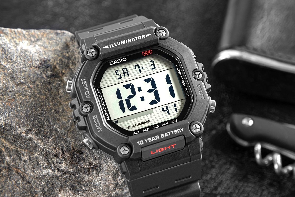 zegarek męski casio ae-1600h-1avdf + box