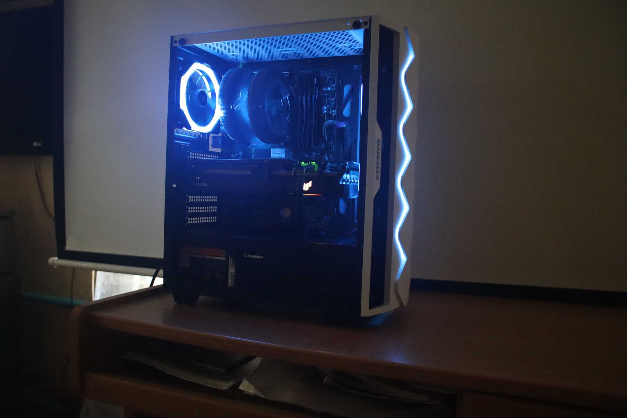 ПК Ryzen 7 3700x Rx 6800XT DDR4 24gb. M.2 256+ Hdd 2Tb