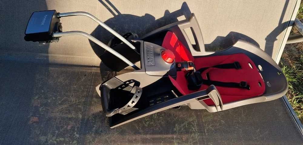 Fotelik rowerowy tylny Hamax Siesta uchylany na ramę pod siodełko