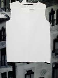 Дiвчача блузка бiлого колiру з блискавкою