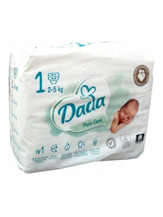 Dada Pieluchy Dada Pure Care 1 Newborn 2-5kg 23szt