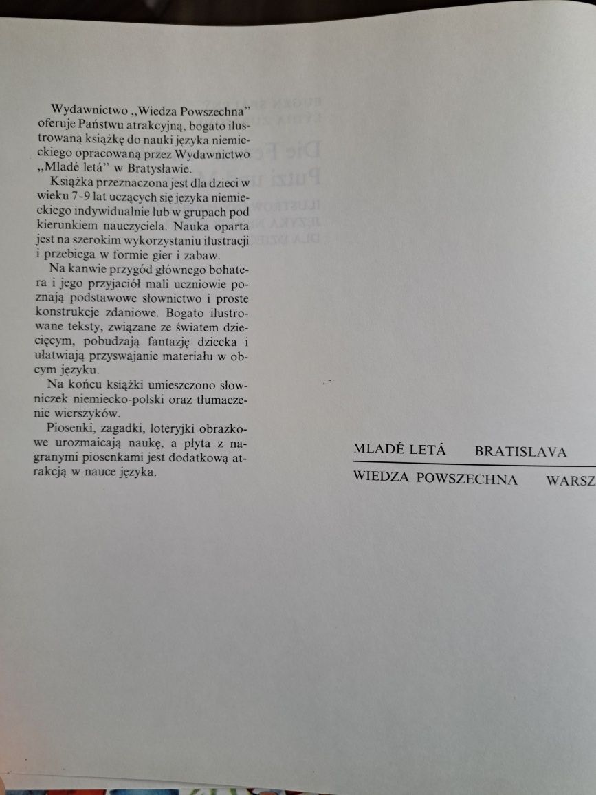 Podręcznik do nauki języka niemieckiego Die Ferien von Klaus ...