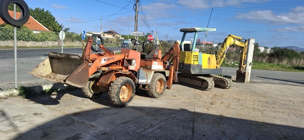 Mini rectro Escavadora KUBOTA