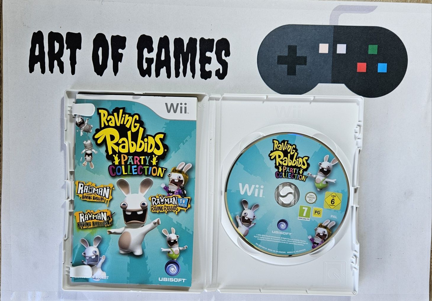Raving Rabbids Party Collection Nintendo Wii Komplet 3xA Ideał