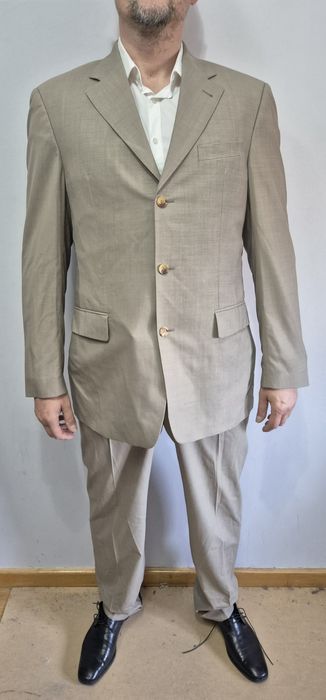 WINDSOR roz. 102 XL garnitur męski Premium wełna 100's