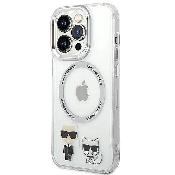 Etui Karl Lagerfeld Karl&Choupette Aluminium MagSafe na iPhone 14 Pro