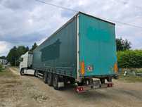 Fruehauf Firanka Sprowadzona Standard  mocna podłoga szyna deska  Osie SAF
