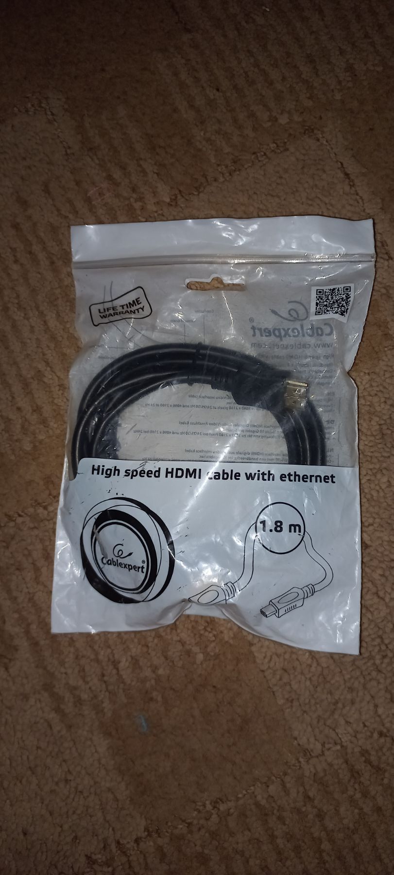 Высокоскоростной кабель , шнур HDMI с Ethernet, «Select Series», 1,8 м