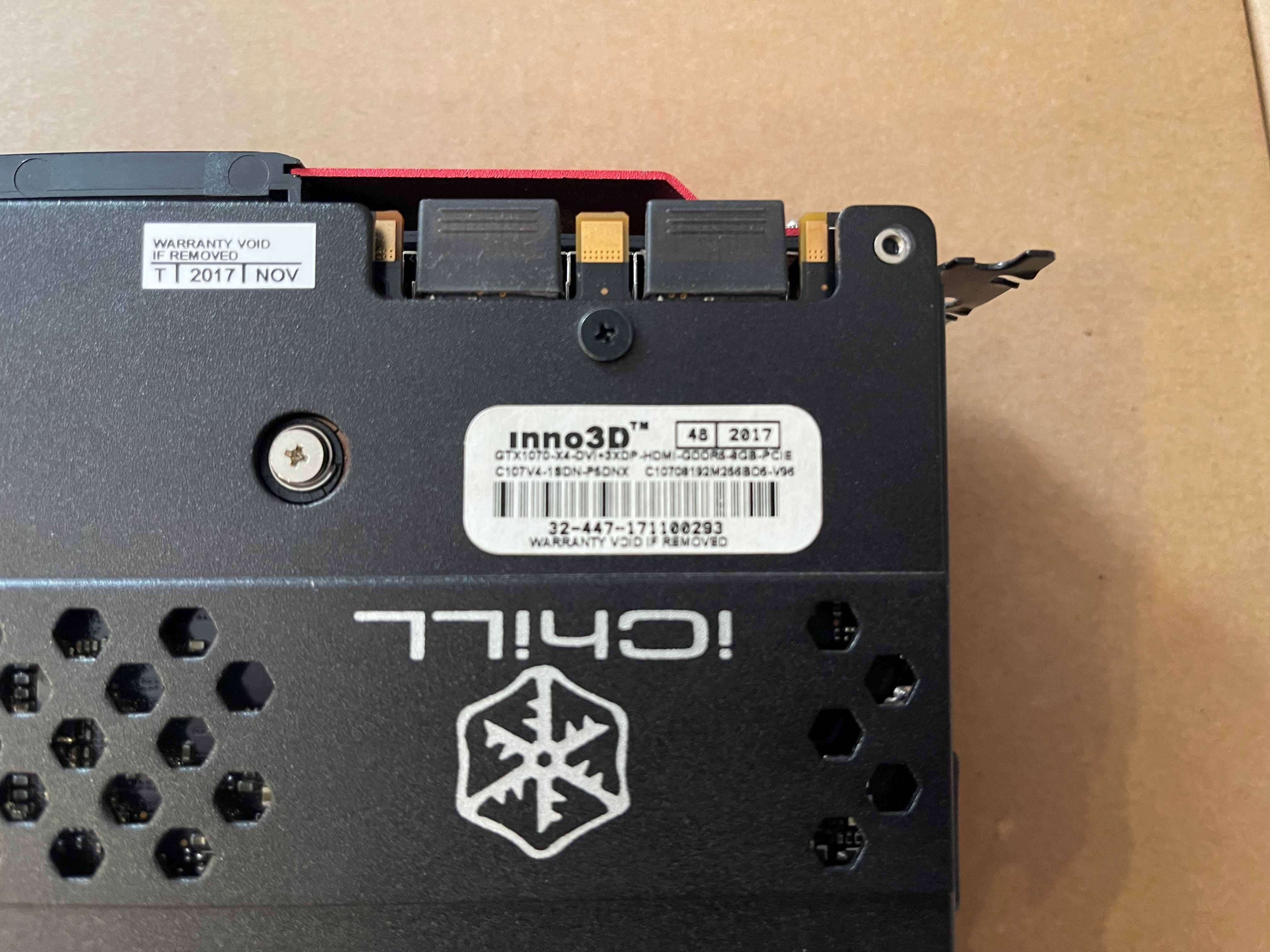 Відеокарта inno3D iChill GEFORCE GTX 1070 8Gb