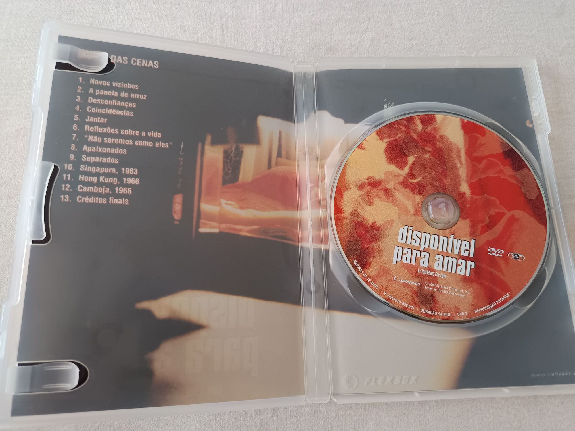 DVD disponível para amar