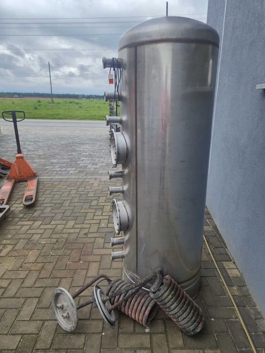 Bojler bufor nierdzewny 500l stojący 2 x wężownica Wysyłka gwarancja