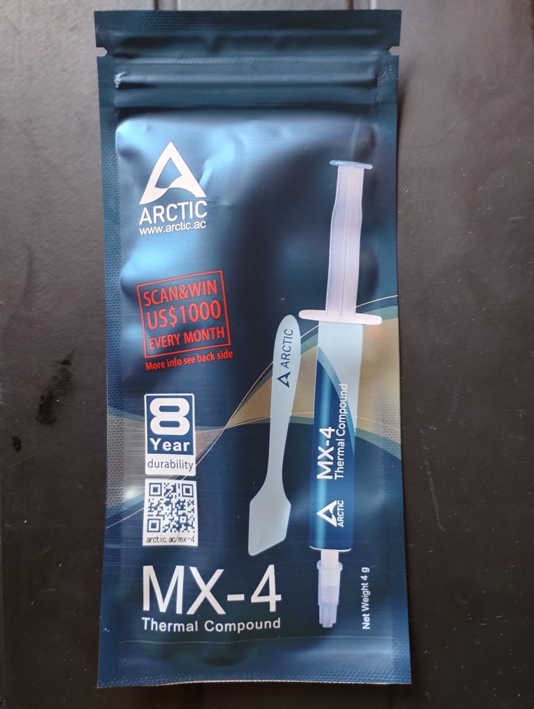 Термопаста Arсtiс  MX-4. 4g..2025  рік