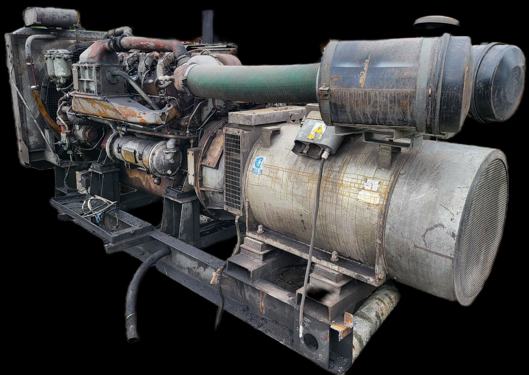 Agregat pradądotworczy 320kw Henschel turbo v12 200kw