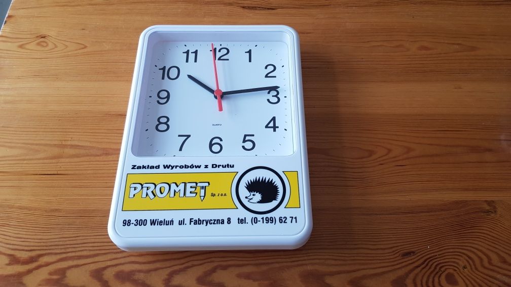 Zegar ścienny PROMET Wieluń