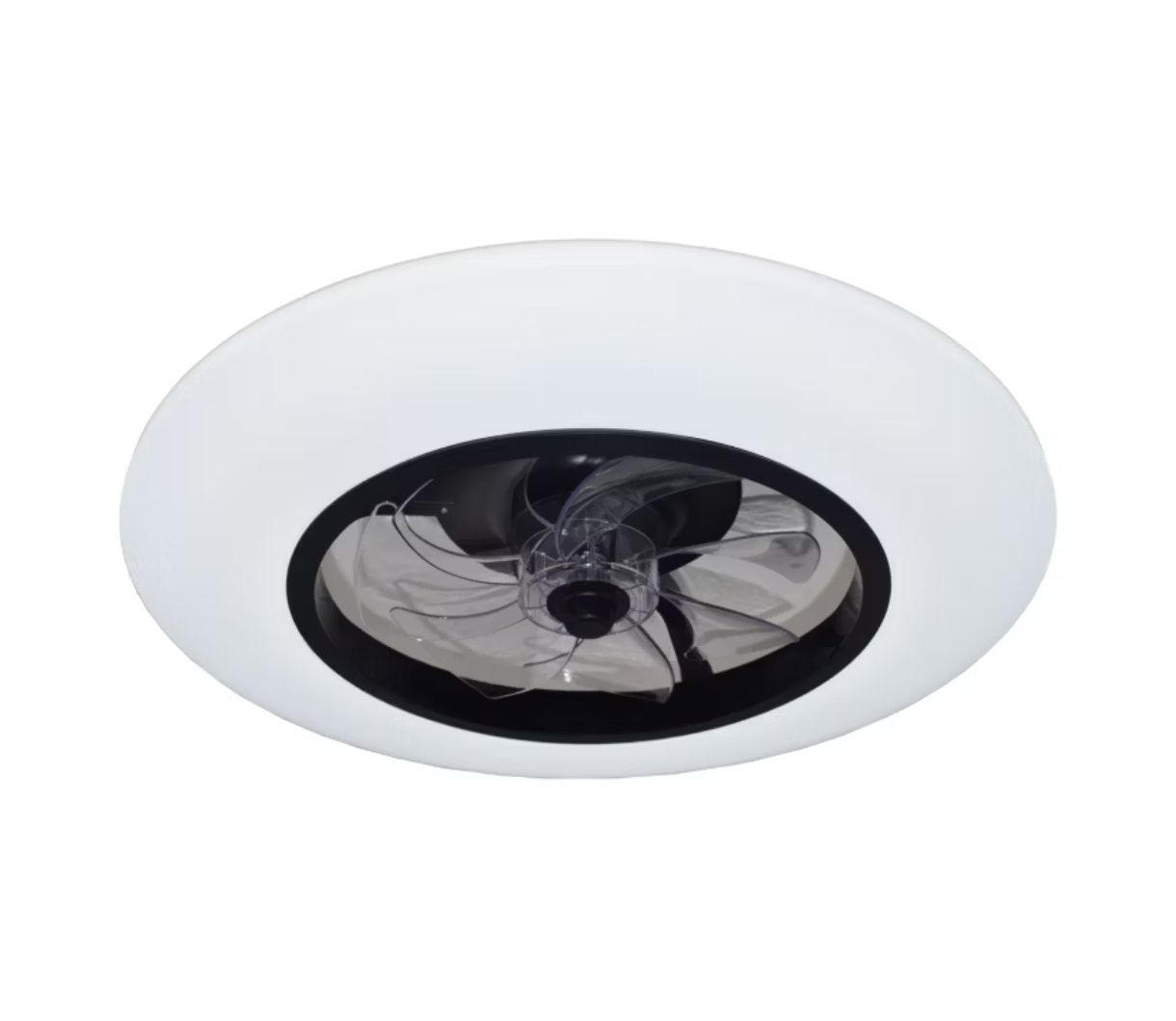 Wentylator sufitowy wiatrak z lampa lampowentylator bez klosza, pilota